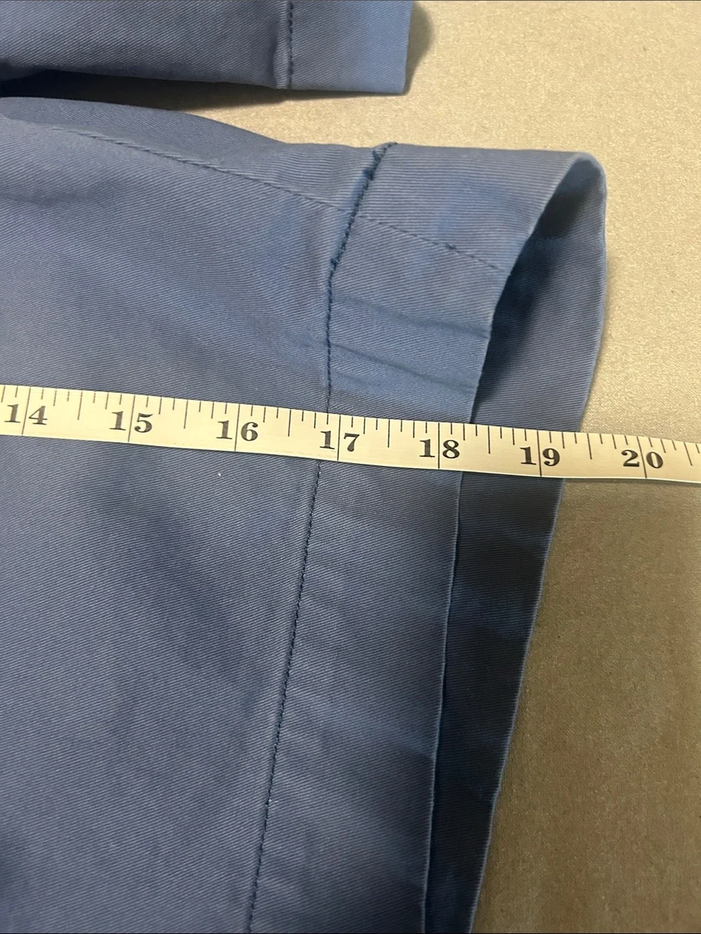 Polo by Ralph Lauren Light Blue Flat-Front Chino Shorts